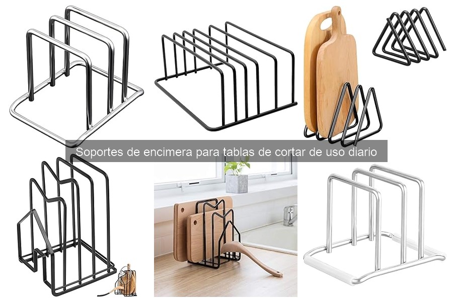 ¿Qué es un soporte de encimera para tablas de cortar?