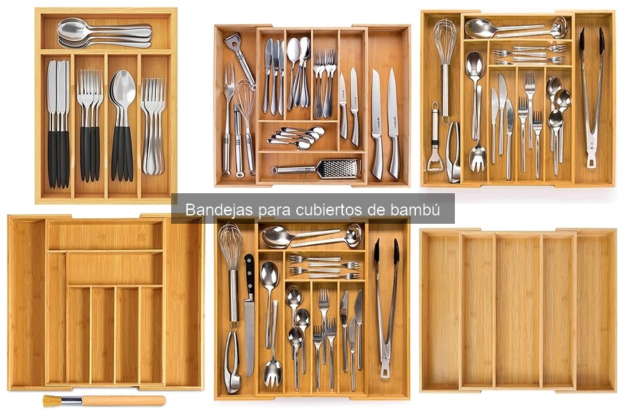 Qué es una bandeja para cubiertos de bambú: características y beneficios