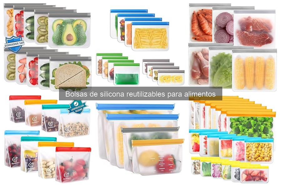 ¿Qué son las bolsas de silicona reutilizables para alimentos?