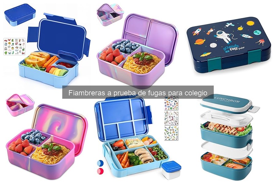 ¿Qué son las fiambreras a prueba de fugas?