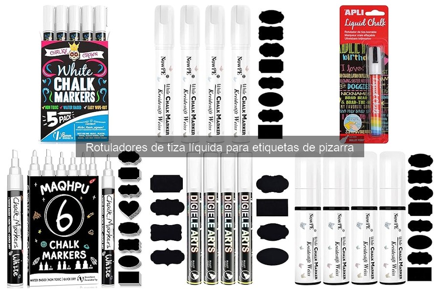 ** ¿Qué son los rotuladores de tiza líquida? Guía completa