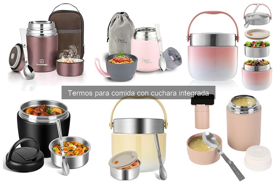 ¿Qué son los termos para comida con cuchara integrada?