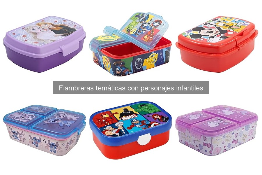 Recetas divertidas para llevar en fiambreras temáticas