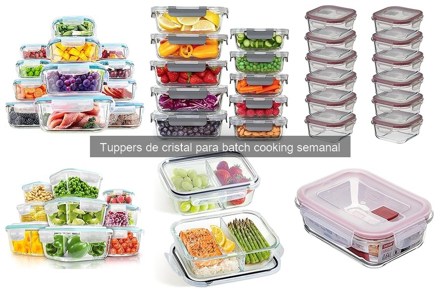 Recetas fáciles de batch cooking en tuppers de cristal