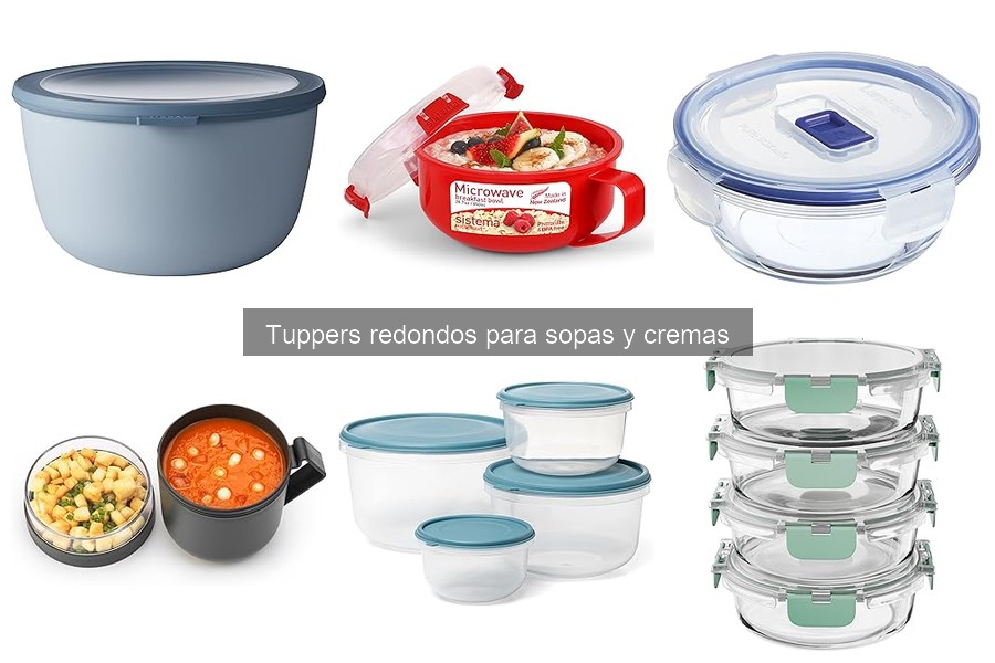 Recetas fáciles para sopas en tuppers redondos