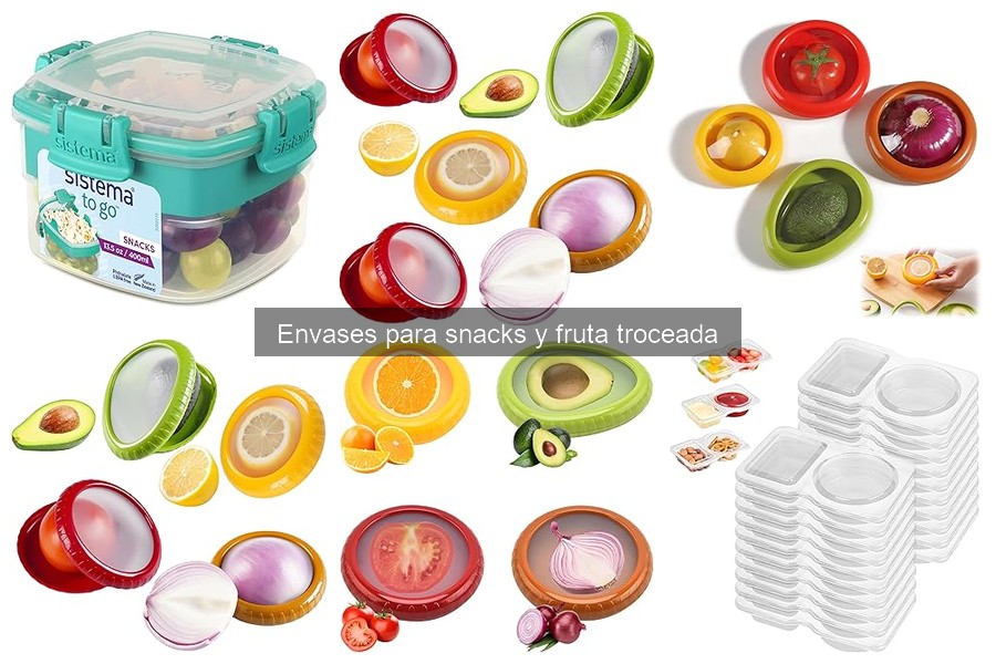 Reutilización de envases para snacks y fruta troceada
