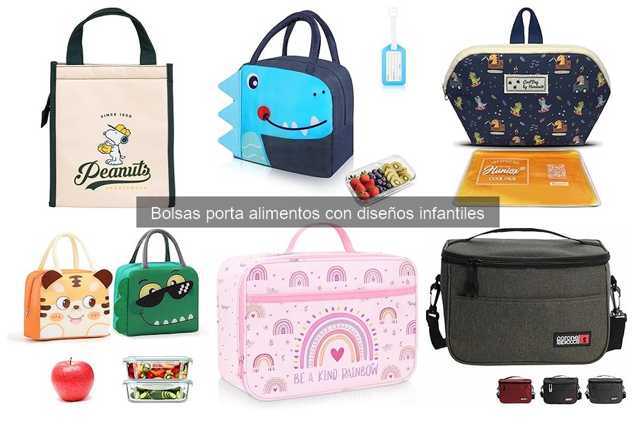 Seguridad de las bolsas porta alimentos para niños