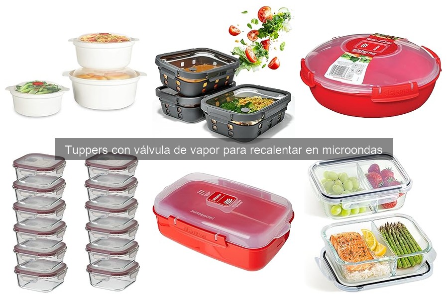 Seguridad de los Tuppers con Válvula de Vapor en Microondas
