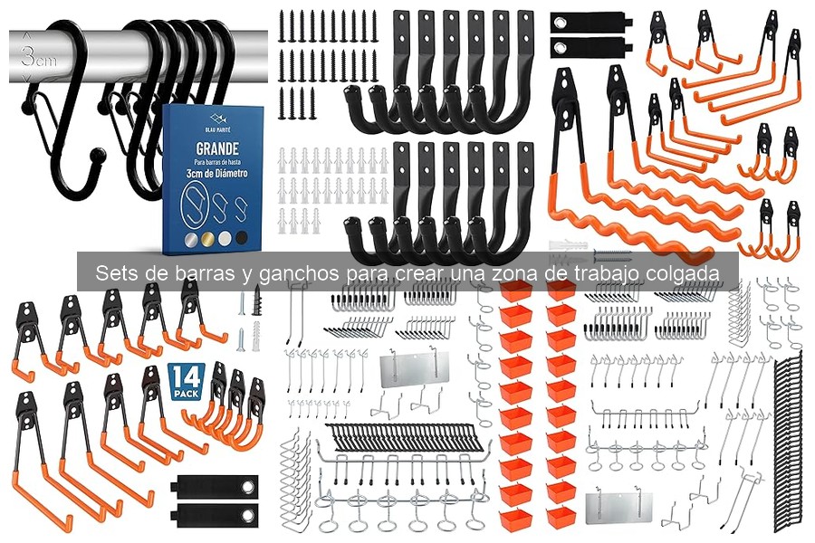 Sets de barras y ganchos para organizar tu cocina