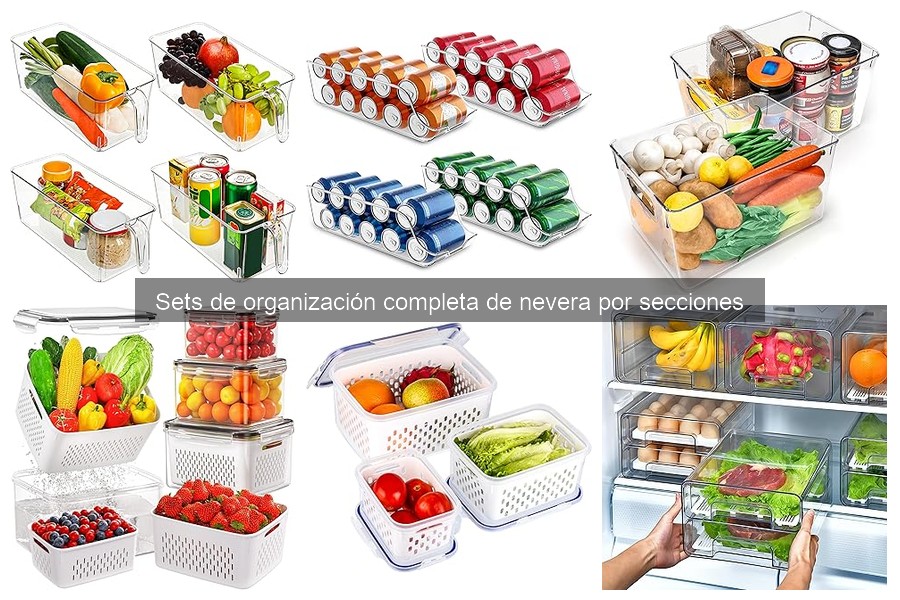 Sets de organización completa de nevera: ¿qué son y beneficios?