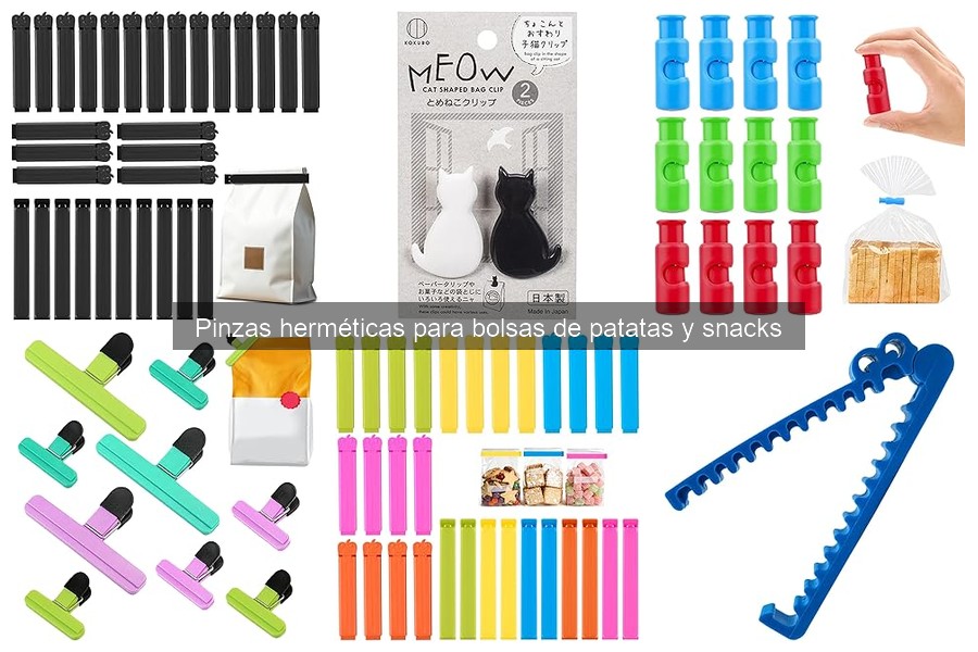 Soluciona Problemas Comunes con Pinzas Herméticas para Snacks
