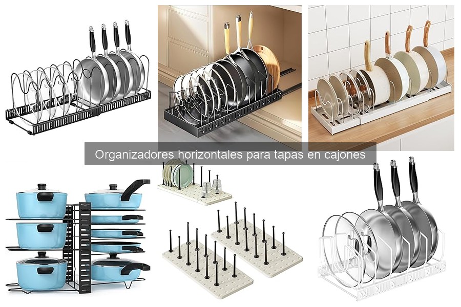 Soluciones alternativas para organizar tapas en la cocina