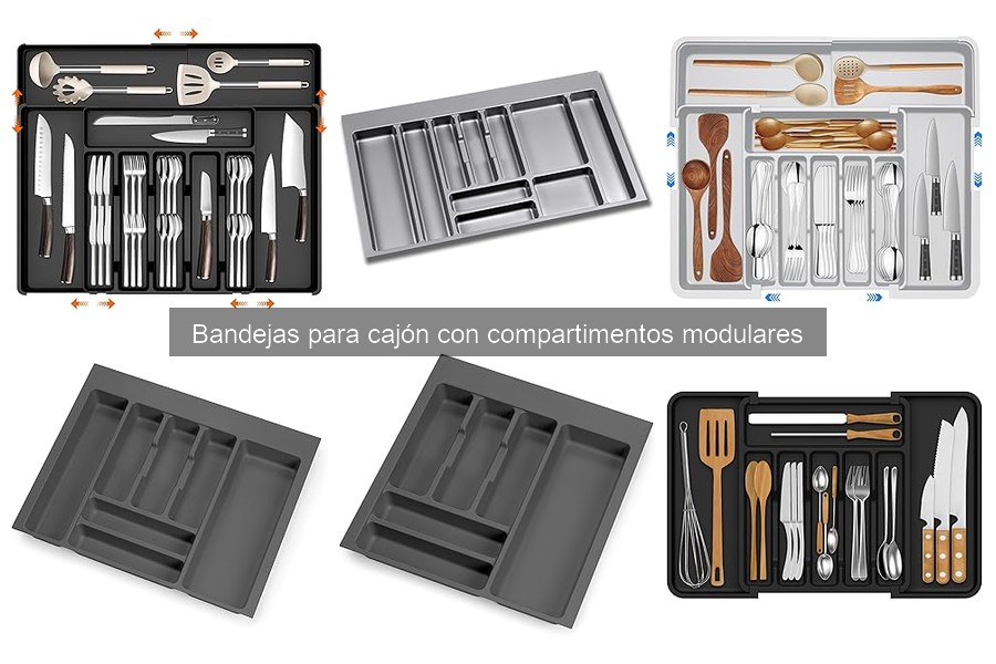 ¿Son las bandejas modulares aptas para lavavajillas?