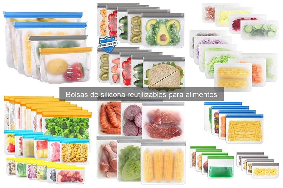 ¿Son seguras las bolsas de silicona para alimentos?