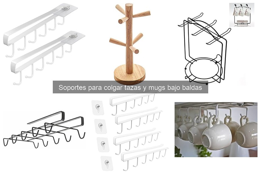 Soportes para Colgar Tazas bajo Balda: Guía Informativa
