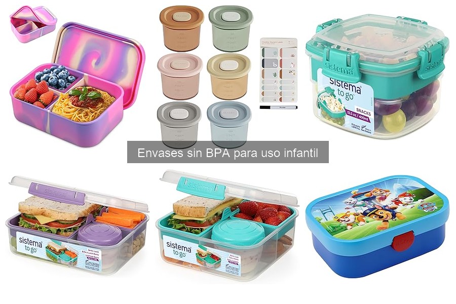 Sustitutos del BPA en envases infantiles: opciones seguras