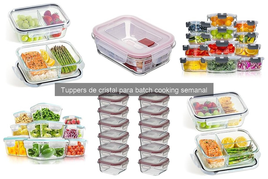 Tamaños ideales de tuppers de cristal para batch cooking