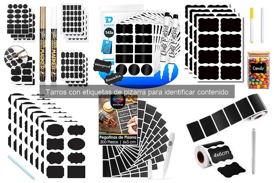 Tarros con Etiquetas de Pizarra: ¿Son Reciclables?
