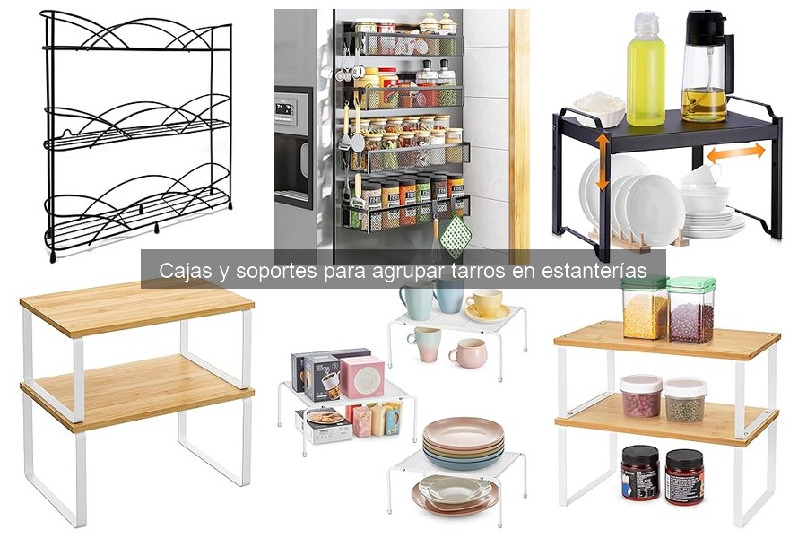 Tendencias en Cajas y Soportes para Tarros en la Cocina