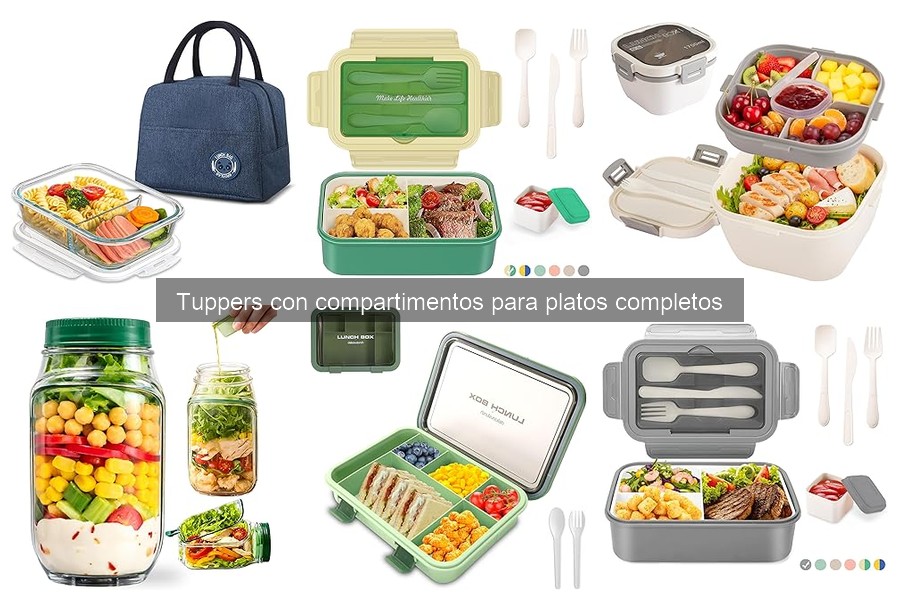 Testimonios de usuarios sobre tuppers con compartimentos