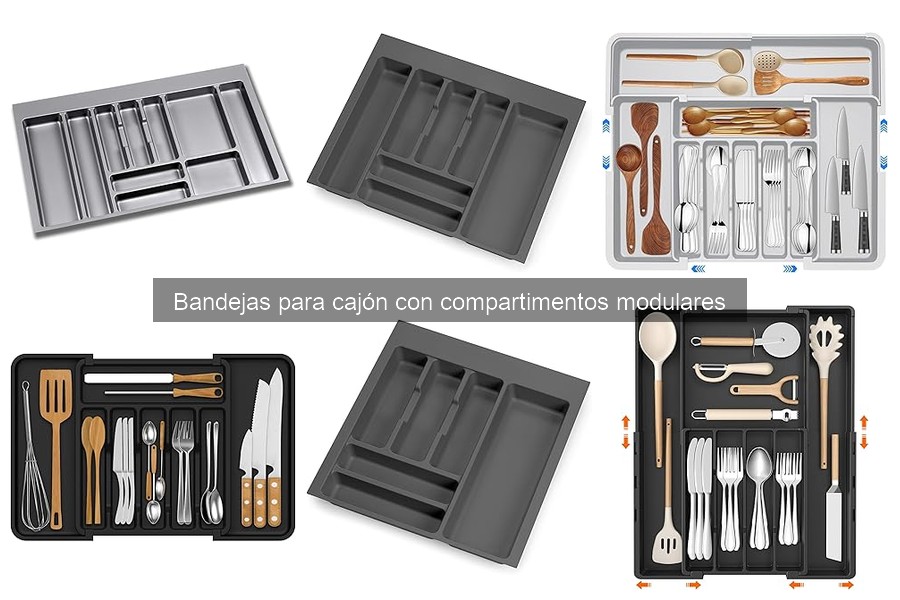 Testimonios sobre bandejas modulares para cajón de cocina