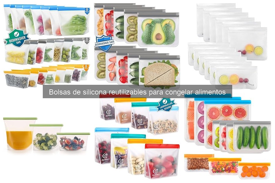 Testimonios sobre bolsas de silicona reutilizables para congelar