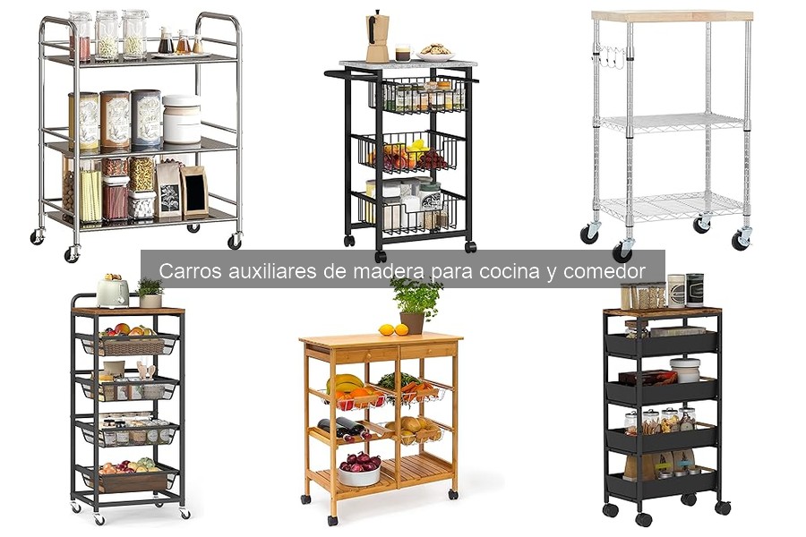 Testimonios sobre carros auxiliares de madera para cocina