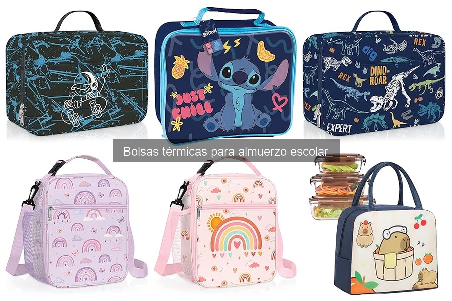 Tipos de bolsas térmicas para almuerzo escolar en 2023