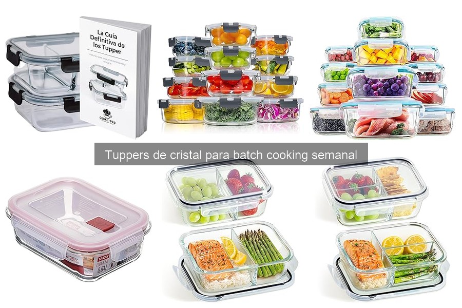 Tuppers de cristal para batch cooking: ¿qué son y sus ventajas?