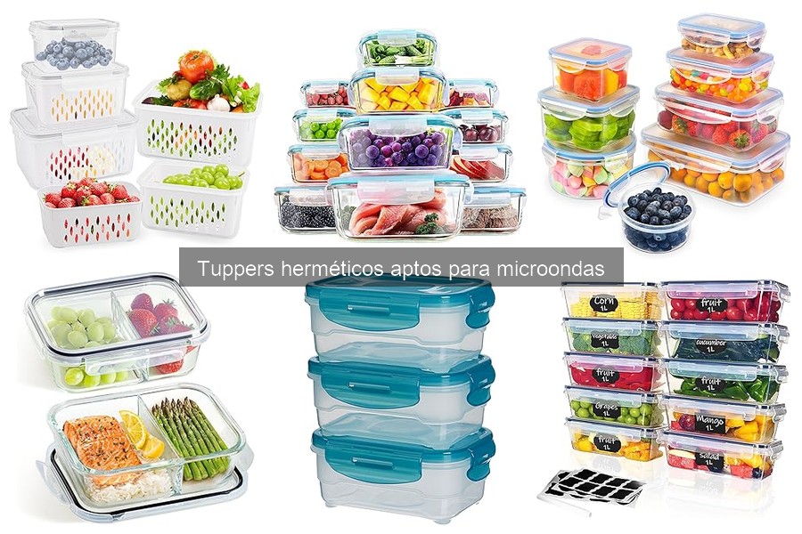 Tuppers herméticos aptos para microondas: características y beneficios