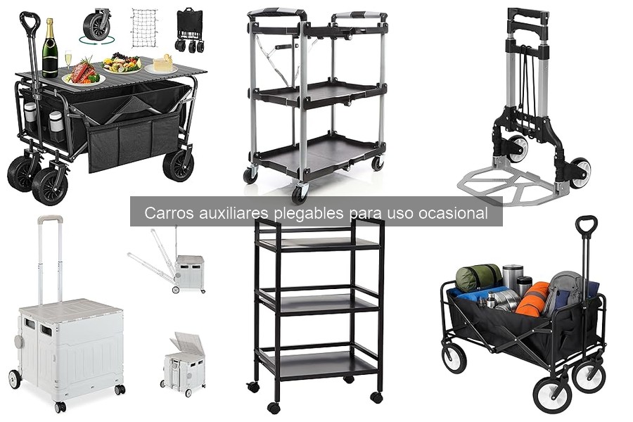 Uso Eficaz de Carros Auxiliares Plegables en Eventos