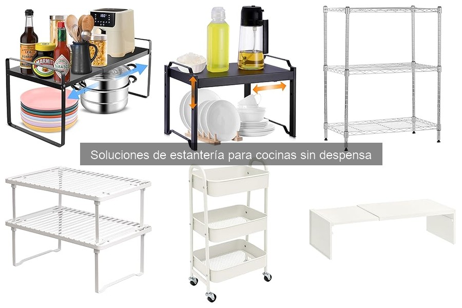 Ventajas de Estanterías en Cocinas Pequeñas vs Armarios