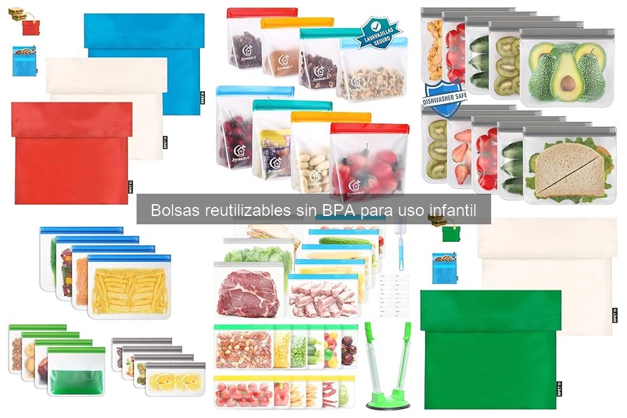 Ventajas de las bolsas reutilizables sin BPA para niños