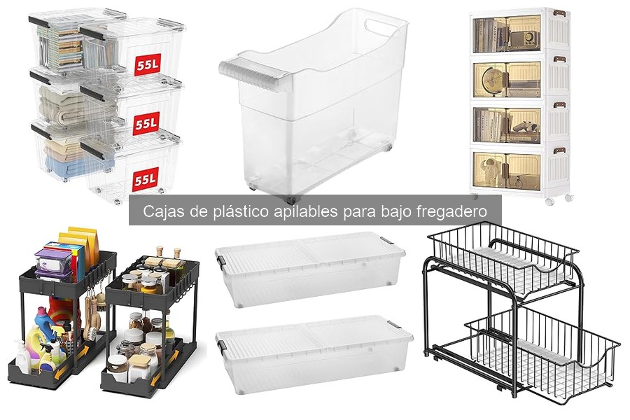 Ventajas de las cajas apilables para bajo fregadero en cocina