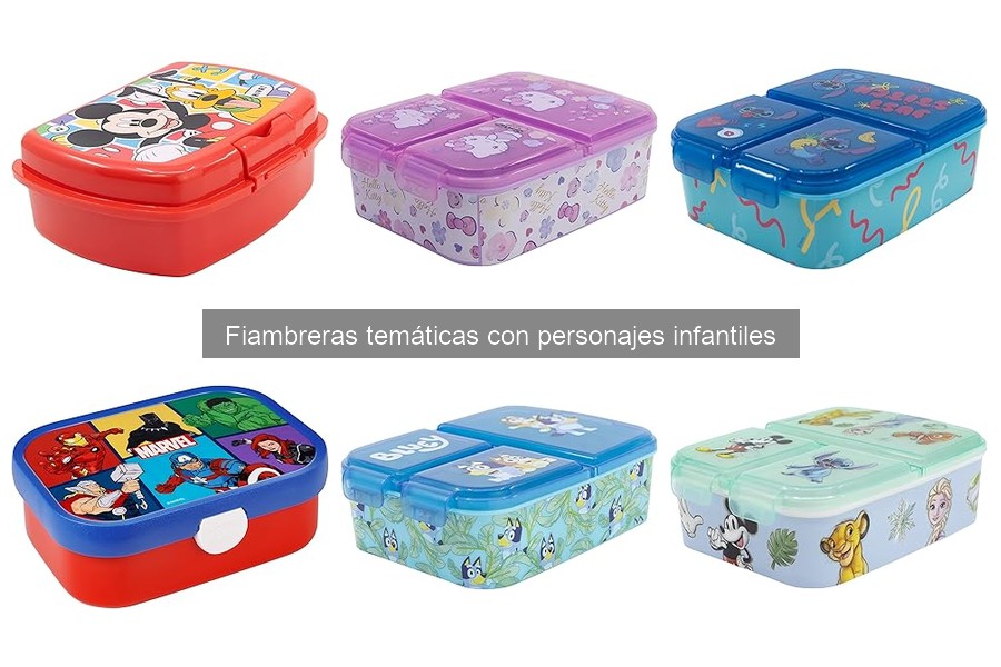 Ventajas de las fiambreras temáticas infantiles para niños