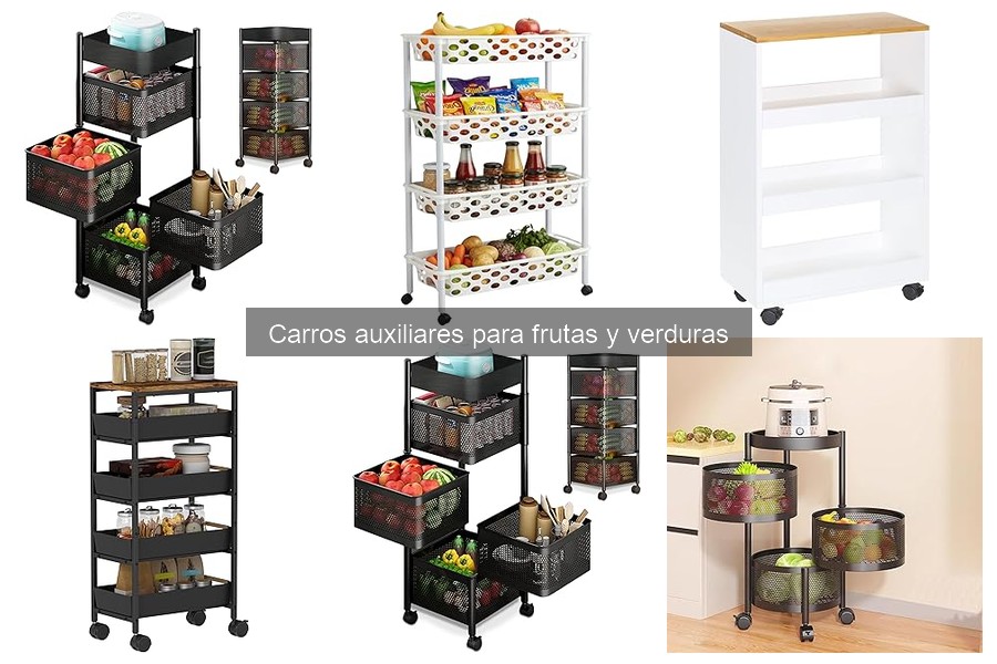 Ventajas de los carros auxiliares en la cocina