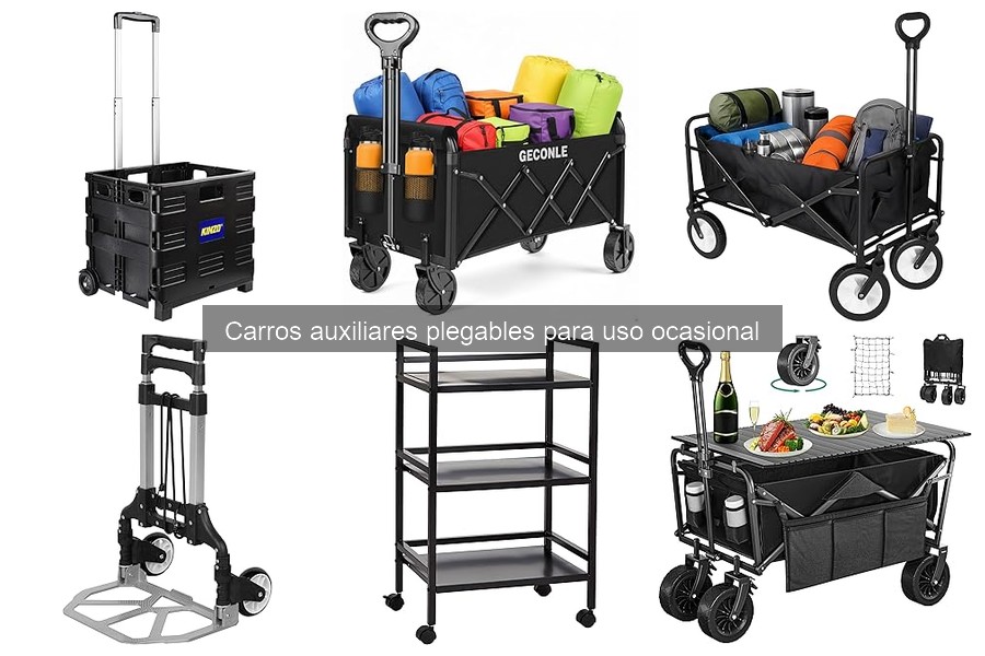Ventajas de los carros auxiliares plegables en la cocina