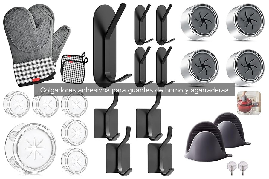 Ventajas de los colgadores adhesivos para guantes de horno