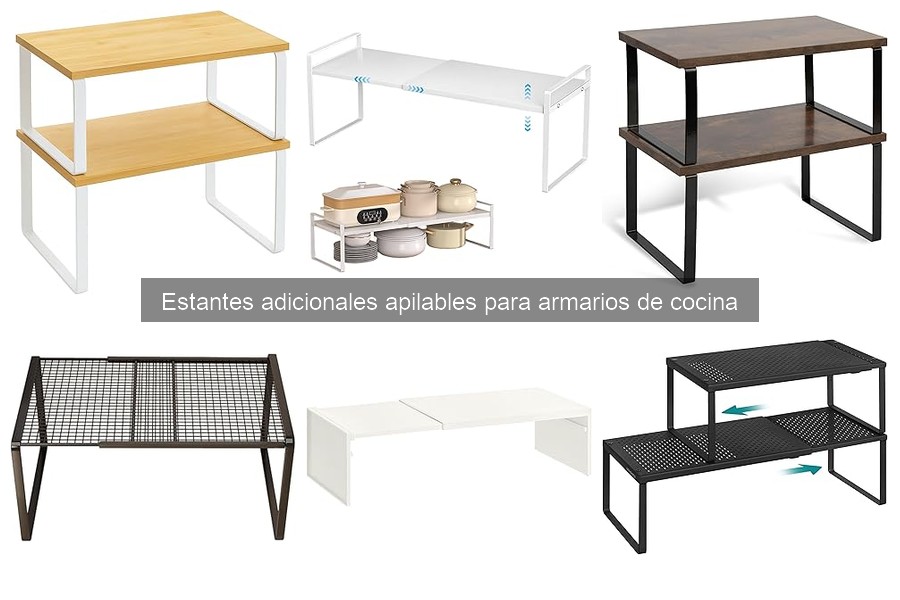 Ventajas de los estantes apilables en la cocina