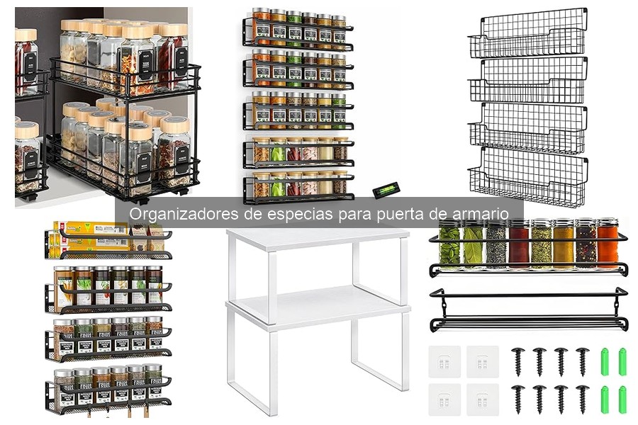 Ventajas de los organizadores de especias en la cocina
