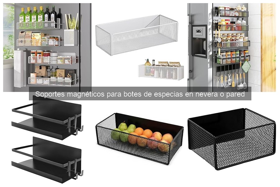 Ventajas de los soportes magnéticos para especias en la cocina