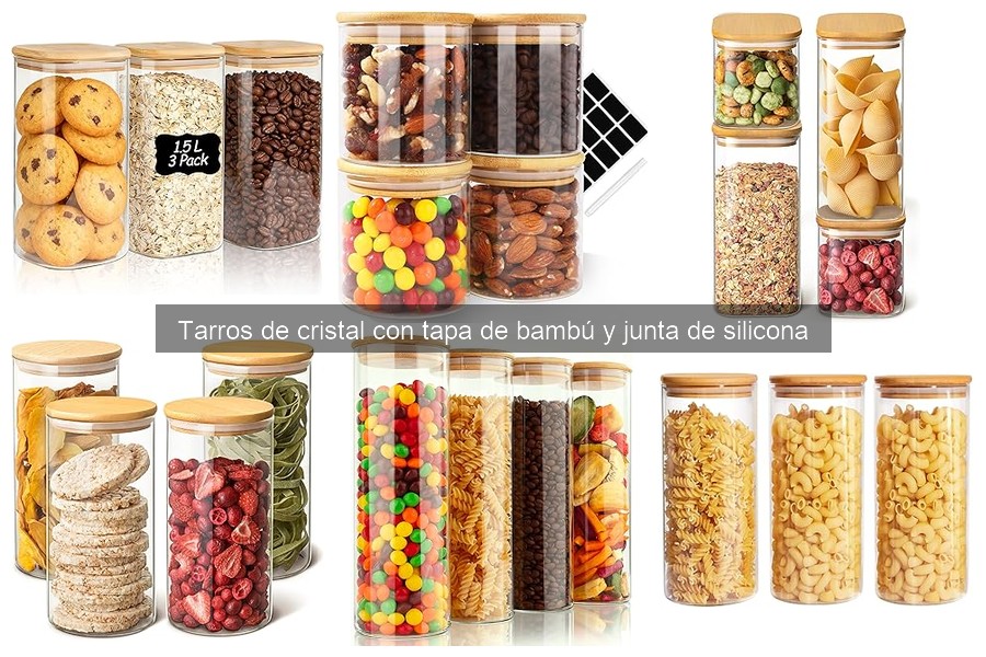Ventajas de los Tarros de Cristal con Tapa de Bambú
