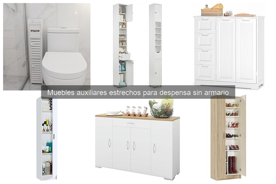 Ventajas de Muebles Auxiliares Estrechos para la Despensa