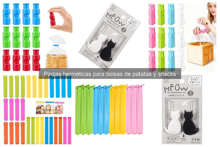 Ventajas de Pinzas Herméticas para Snacks y Comida
