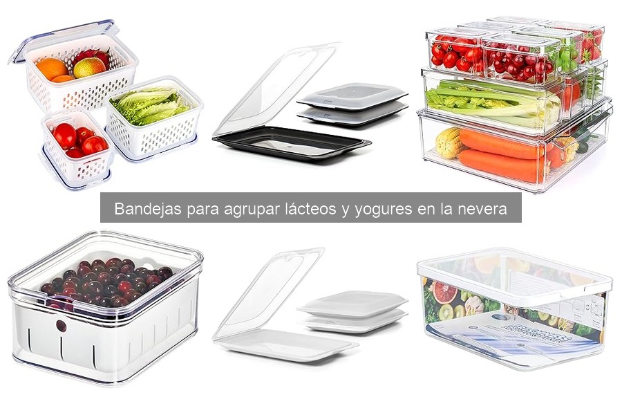 Ventajas de usar bandejas para lácteos en la nevera