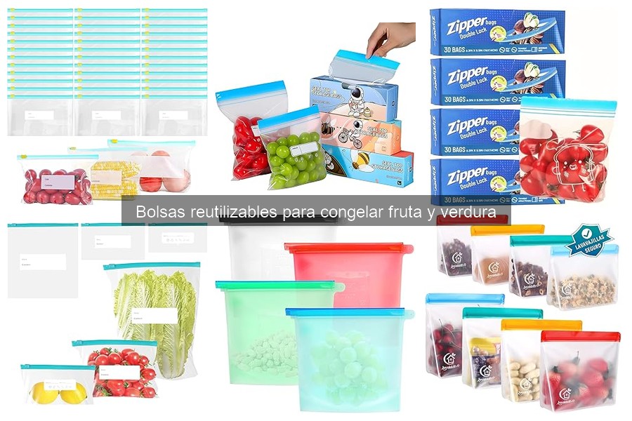 Ventajas de usar bolsas reutilizables para congelar alimentos