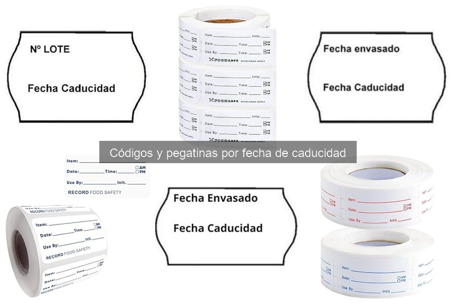 Ventajas de usar códigos y pegatinas por fecha de caducidad