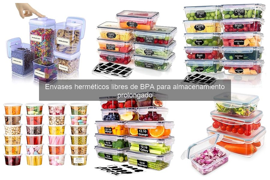 Ventajas de usar envases herméticos sin BPA para almacenar comida