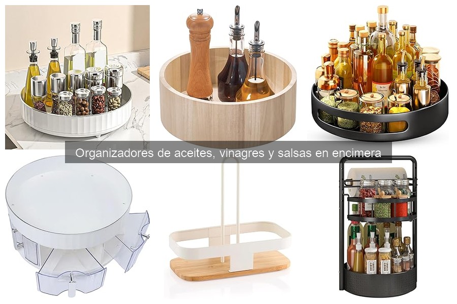 Ventajas de Usar Organizadores de Aceites y Vinagres en Tu Cocina