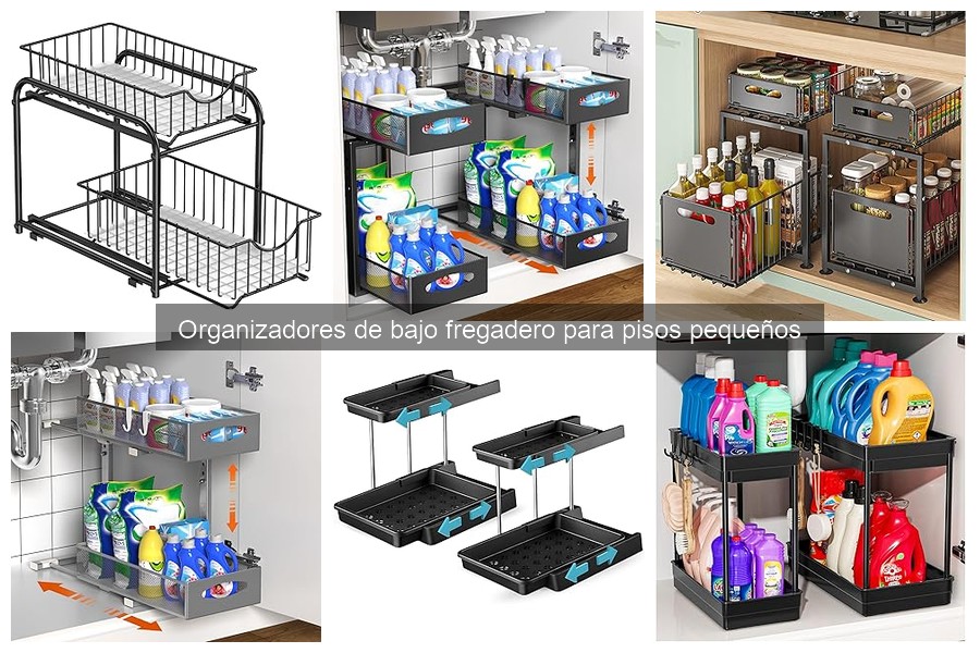 Ventajas de usar organizadores de bajo fregadero en pisos pequeños
